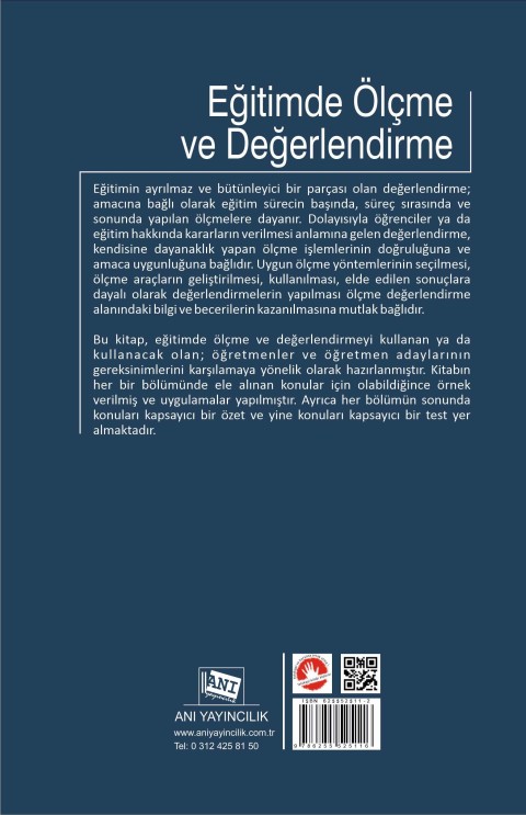 Eğitimde Ölçme ve Değerlendirme