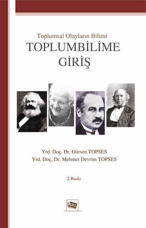 Toplumsal Olayların Bilimi Toplumbilime Giriş